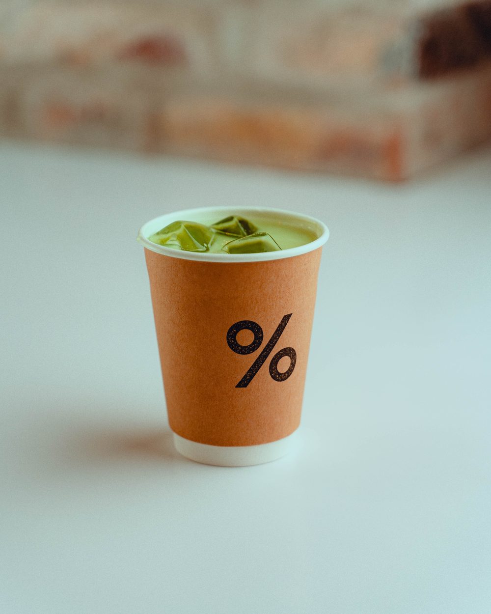 Jeges matcha to-go pohárban