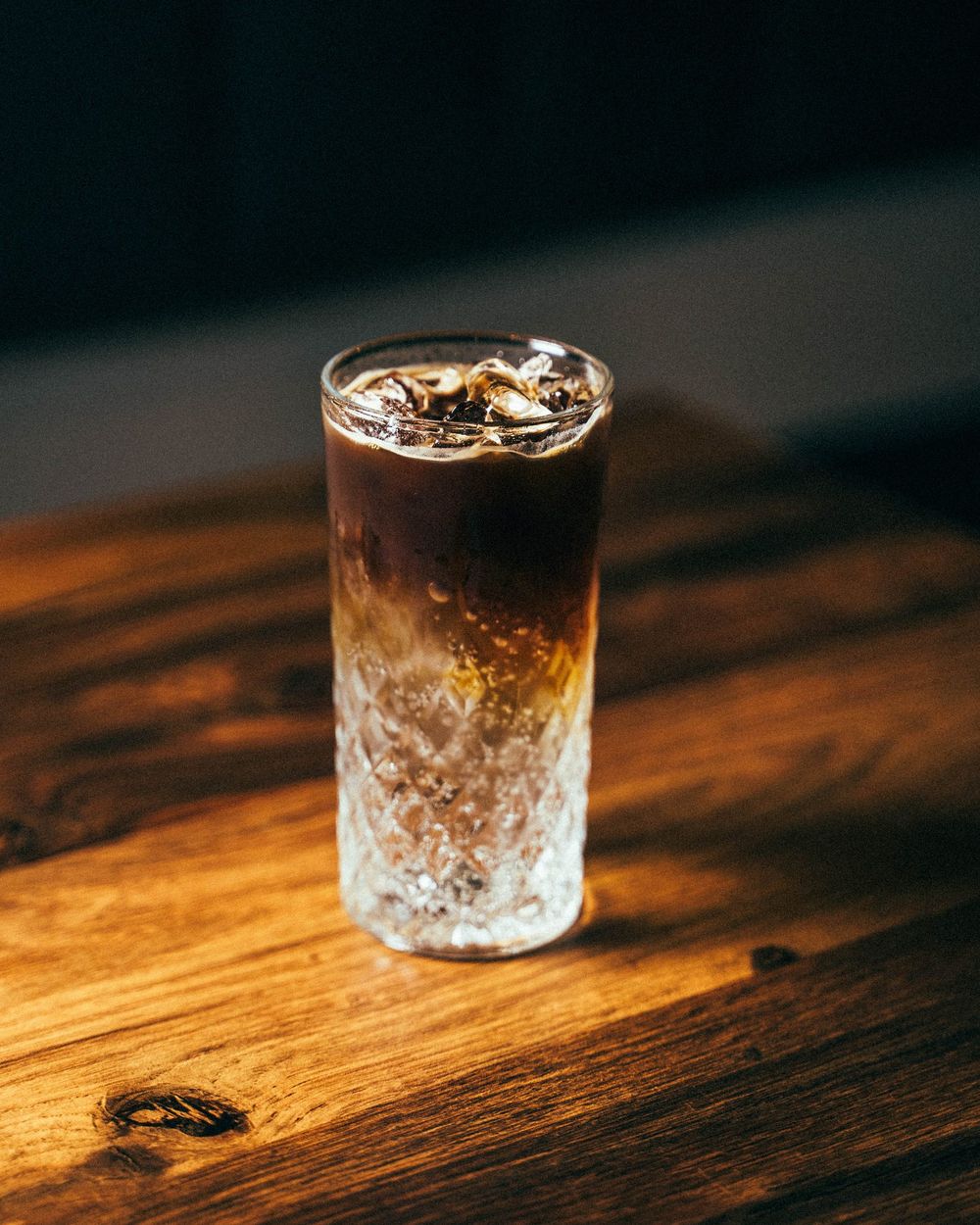 Cold brew pohárban